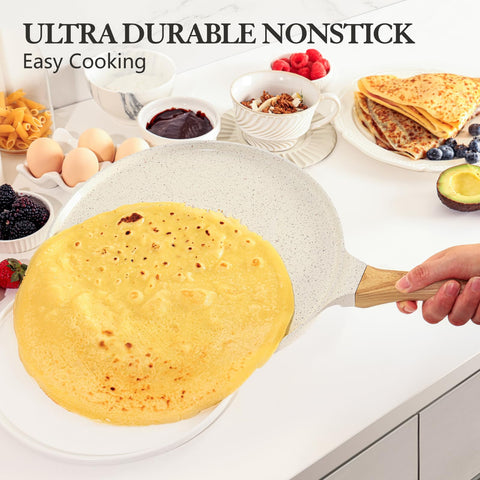 SENSARTE ceramic nonstick coating pan for easy release and cleanup