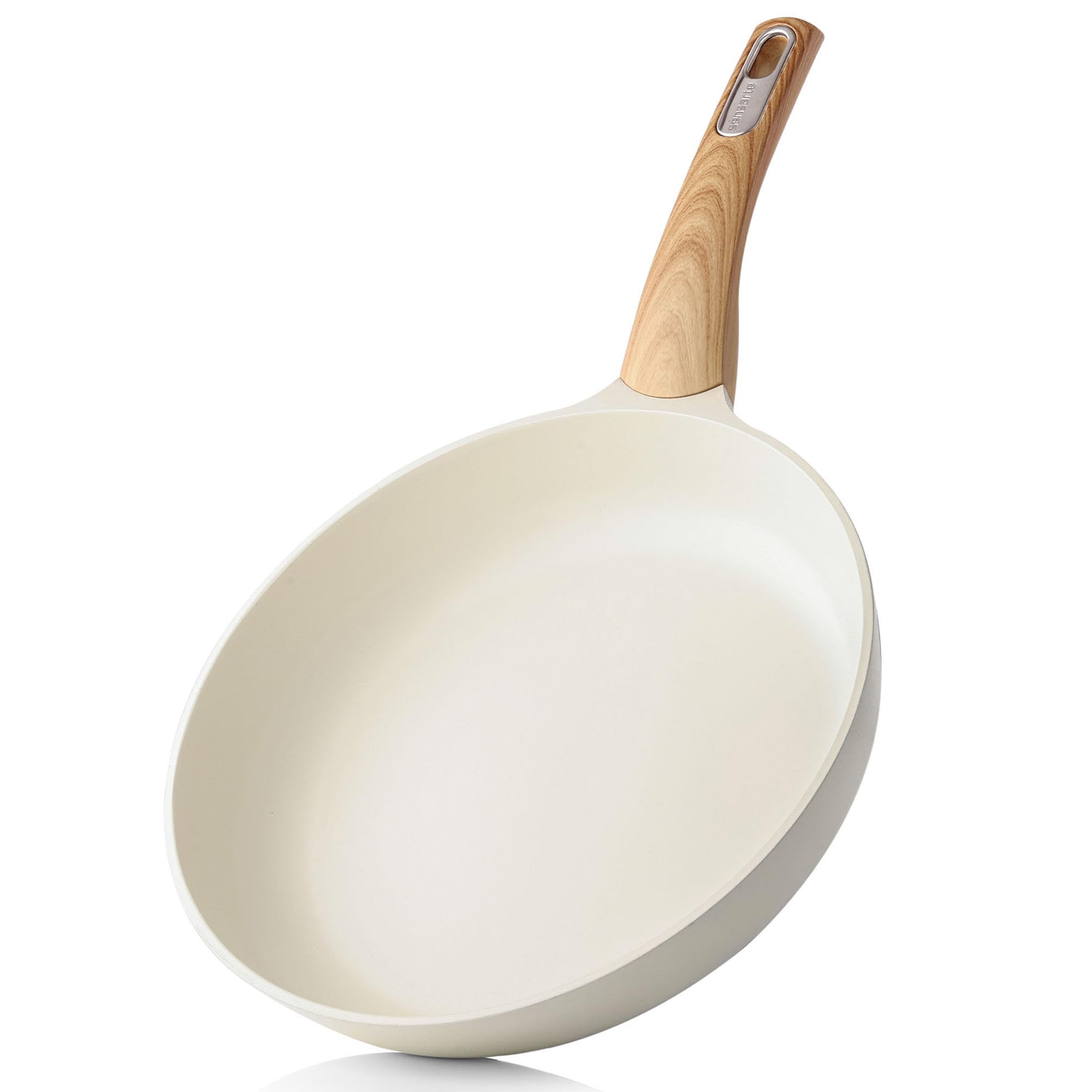 SENSARTE 11-inch ceramic nonstick surface for easy eggs and clean cooking.