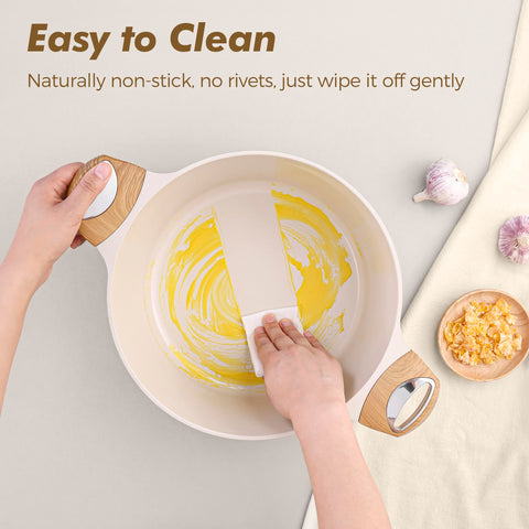 SENSARTE multi-purpose utensils provide convenient stirring and flipping.