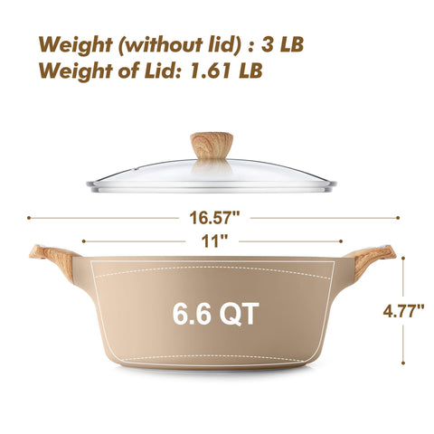SENSARTE die-cast aluminum base heats quickly and evenly.