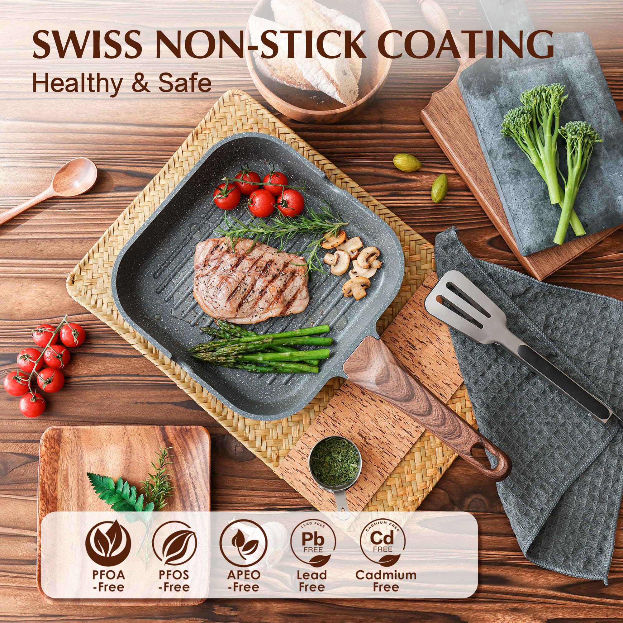 SENSARTE die-cast aluminum construction delivers durability and warp resistance