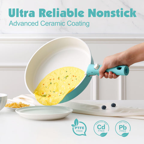 Pots and pans safe for dishwasher cleaning, highlighted in a tidy kitchen scene.