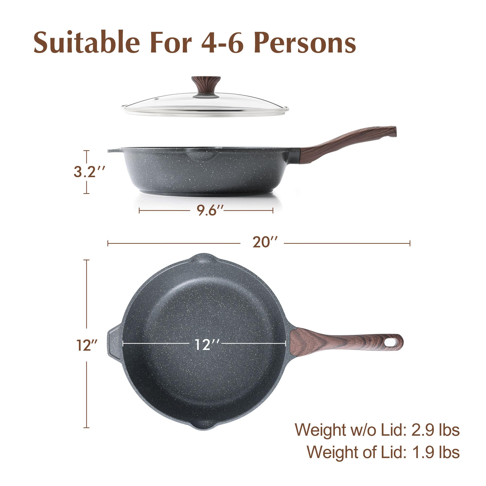Dual pour spouts for clean transfer of soups or oils