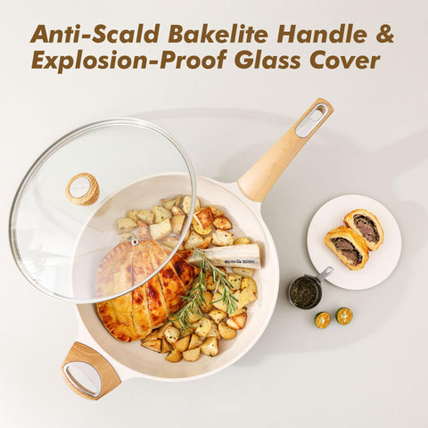 SENSARTE easy-clean nonstick surface for quick cleanup