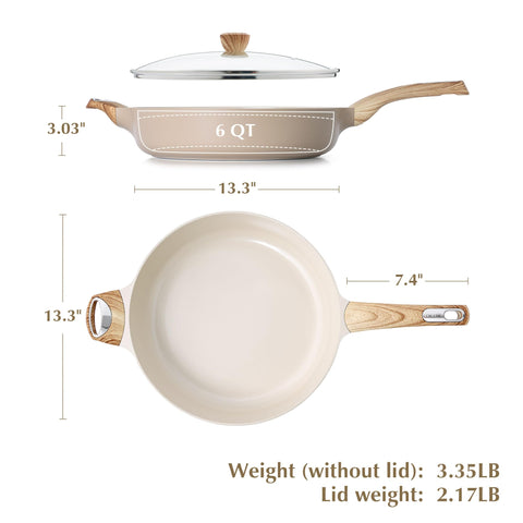 SENSARTE easy-clean surface helps wipe away residues quickly.