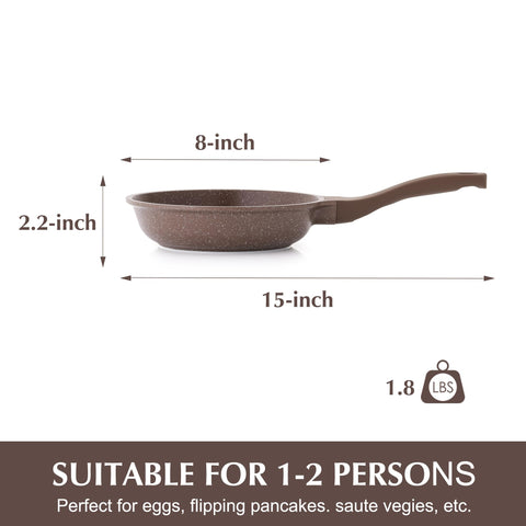 SENSARTE eco-friendly recycled aluminum design supports planet-friendly cookware