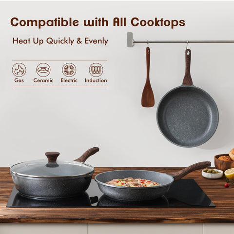 SENSARTE flat base demonstrates even heat distribution for uniform cooking