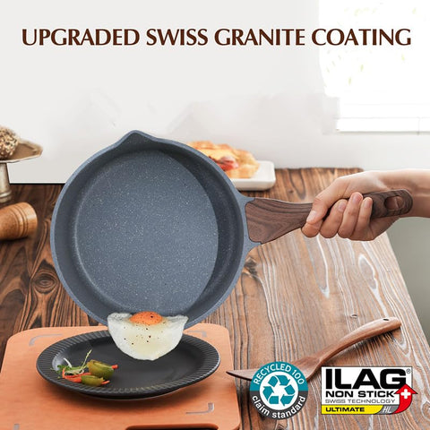 SENSARTE glass lid with stay-cool handle for safe monitoring of cooking