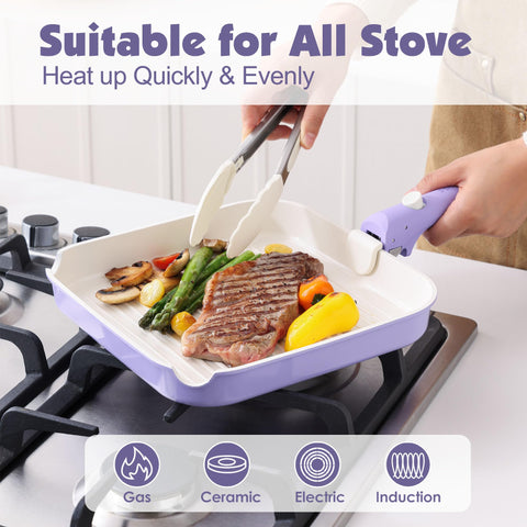 SENSARTE glass lids provide clear monitoring of simmering.