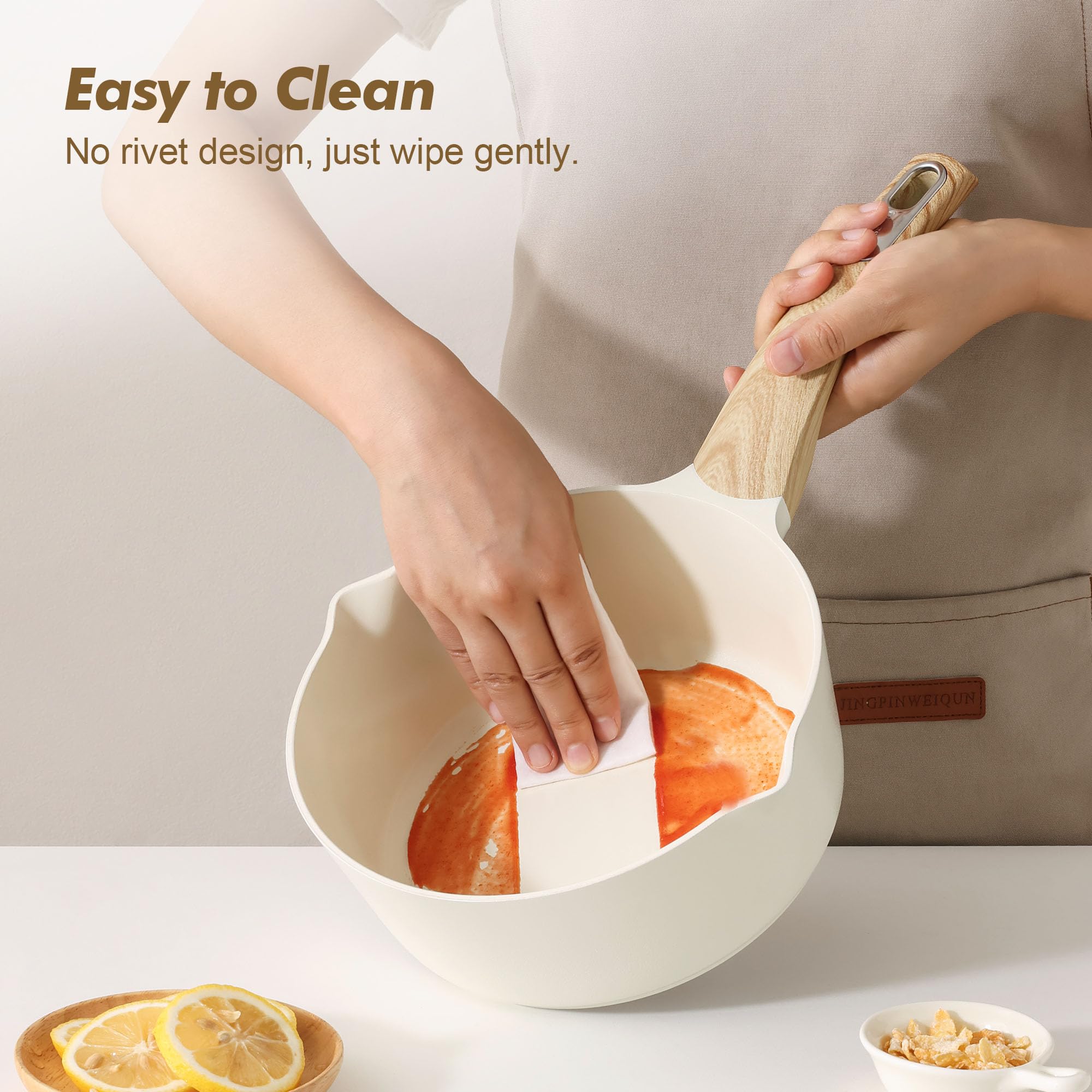 SENSARTE induction-compatible base shown for even heating on all cooktops.