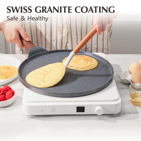 SENSARTE pan on induction stove showing versatile compatibility