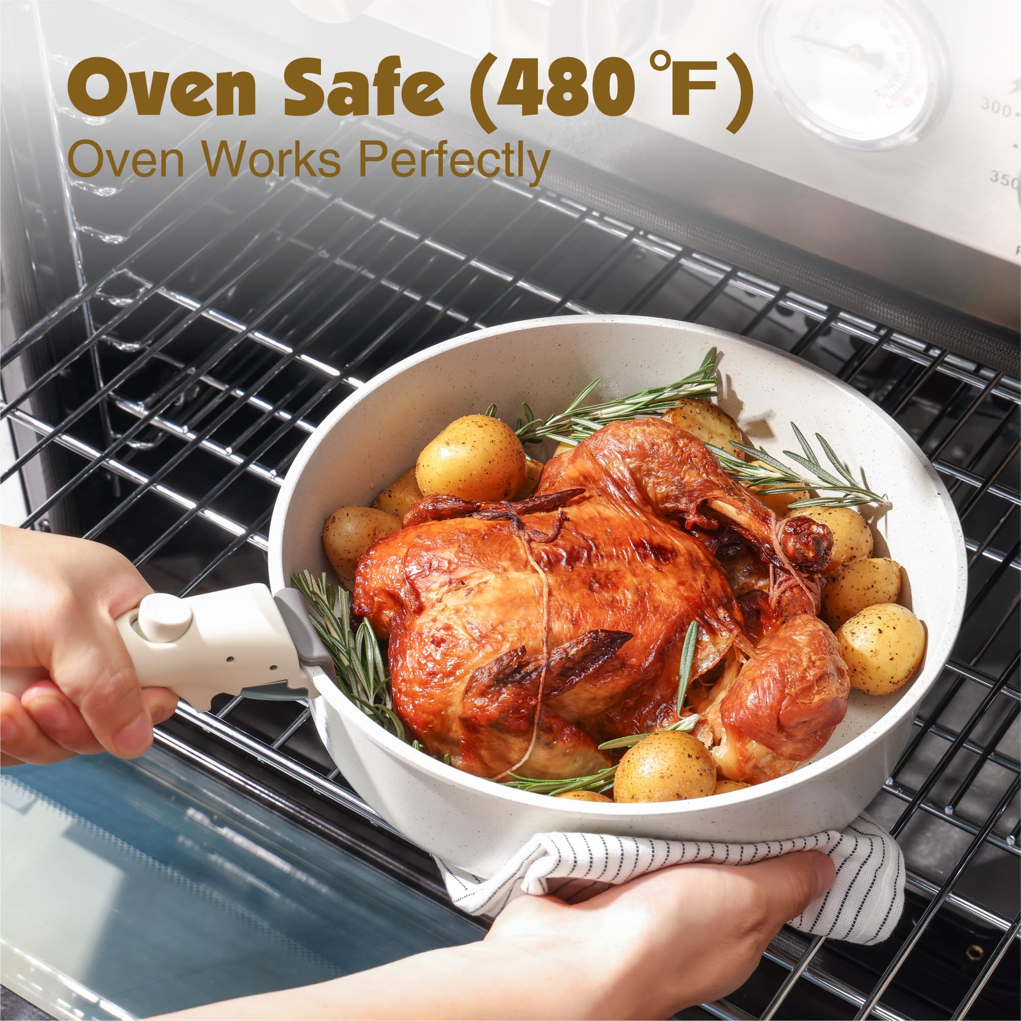 SENSARTE lids and protectors keep contents fresh and organized.