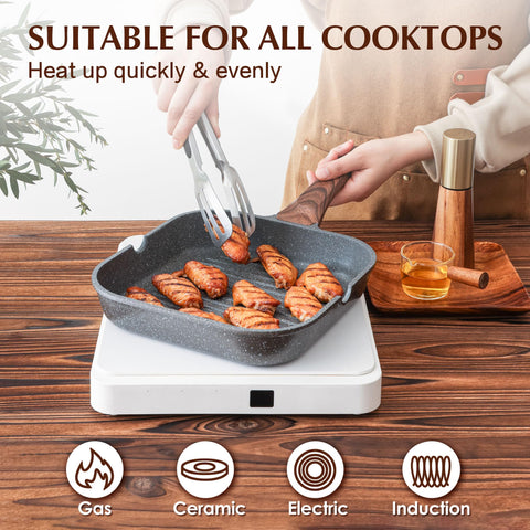 SENSARTE thick magnetic base promotes even, quick heat distribution