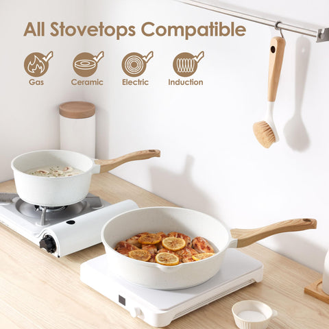 SENSARTE casserole 4.7 qt with lid for family-friendly stews