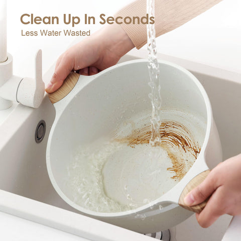 SENSARTE nonstick ceramic sauté pan 11 inch ideal for quick weeknight meals