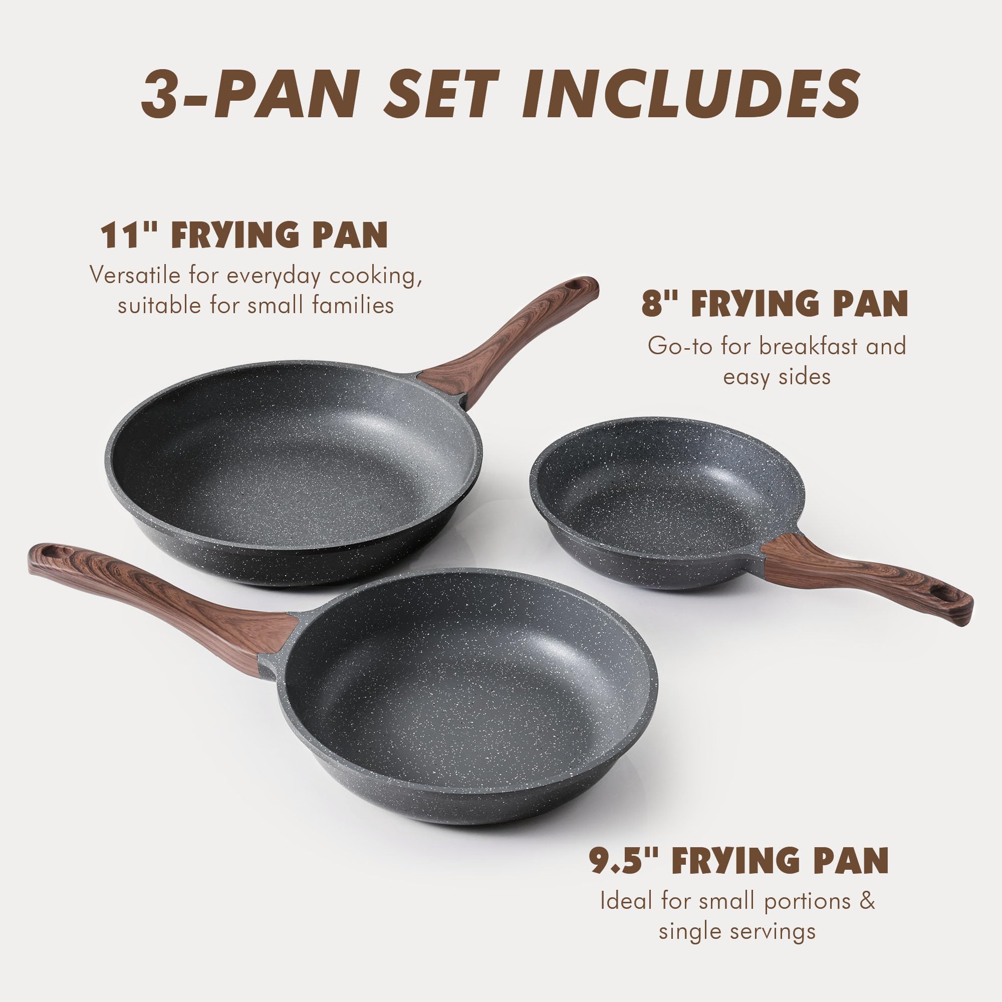 SENSARTE eleven-inch pan offers even heating for pancakes