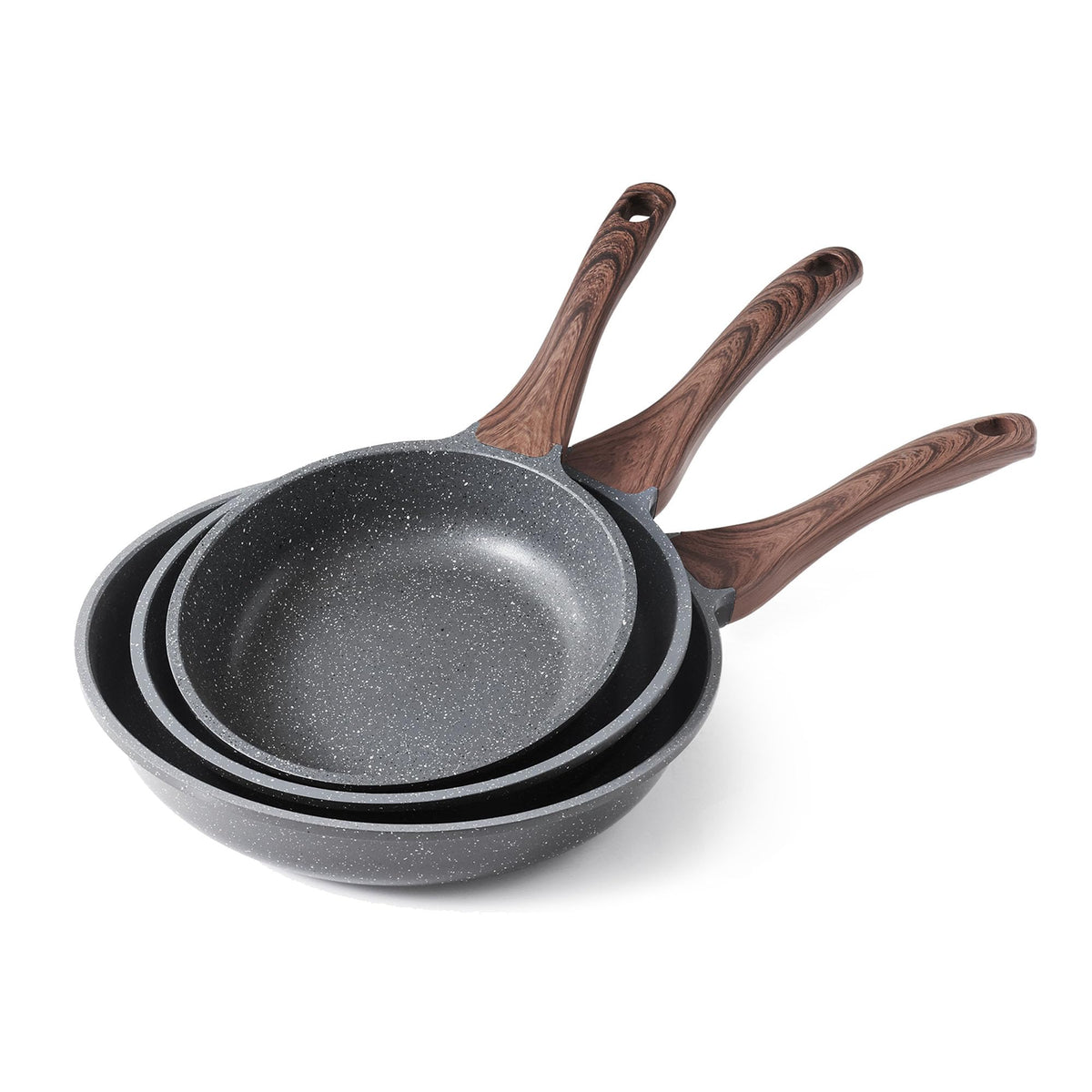 SENSARTE eight-inch nonstick pan with granite coating for quick eggs