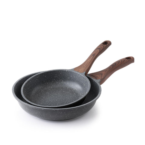 SENSARTE 8-inch nonstick pan with granite coating for effortless omelettes