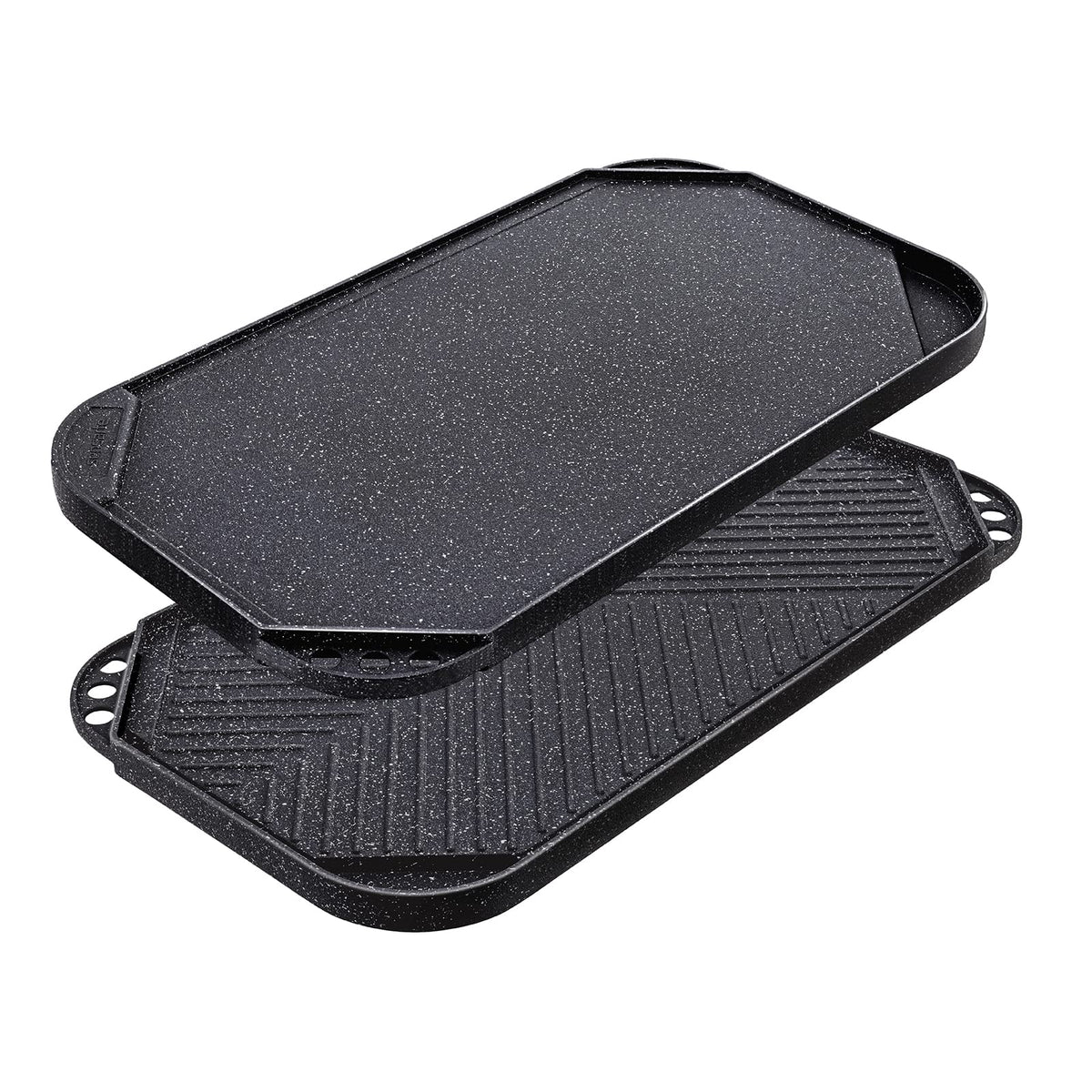 SENSARTE nonstick griddle pan flat side for pancakes with even heat.