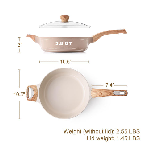 SENSARTE omelet and stir-fry use demonstrates versatility