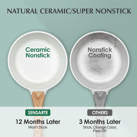 SENSARTE oven-safe up to 302°F for finishing dishes