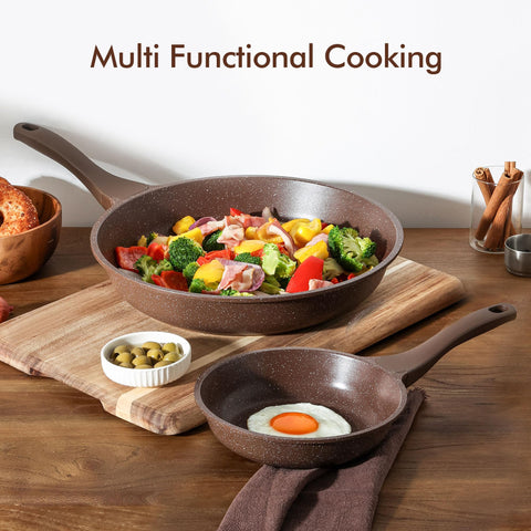 SENSARTE oven-safe handle up to 302°F widens cooking options