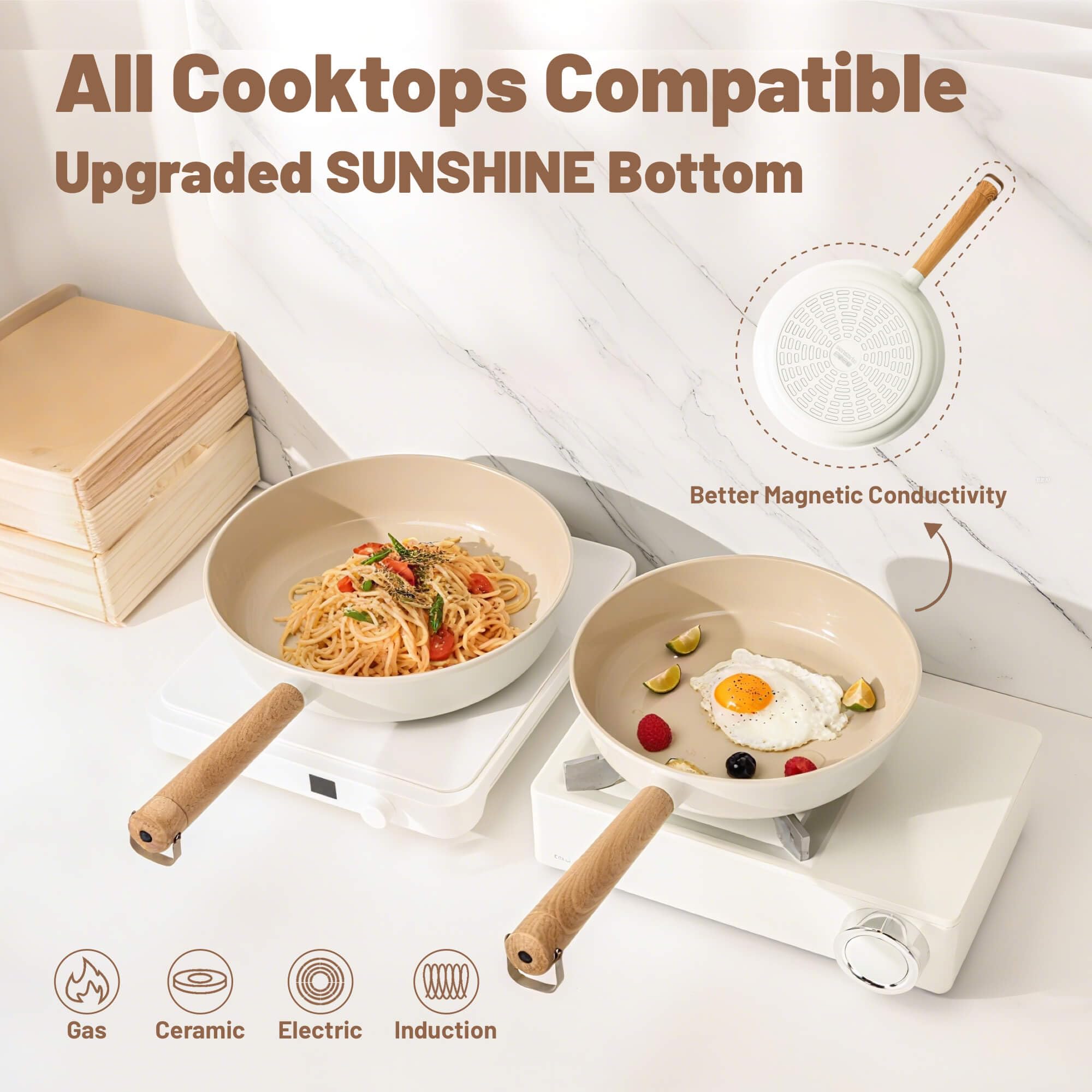 SENSARTE pot protectors protect surfaces during storage