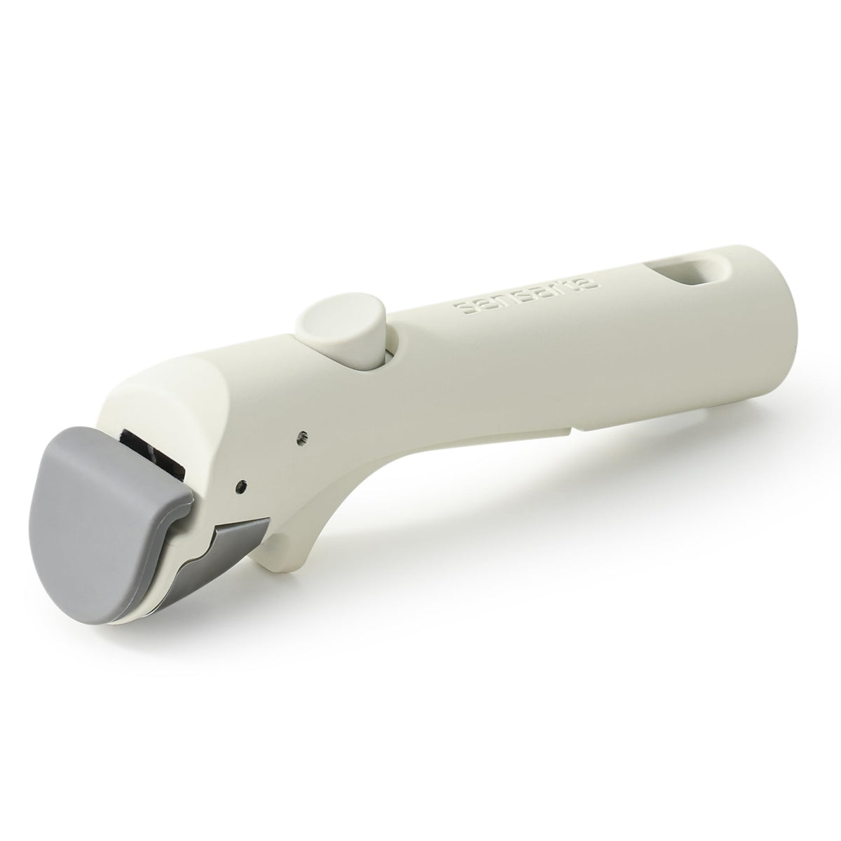 SENSARTE removable white pan handle enables easy detachment for compact storage