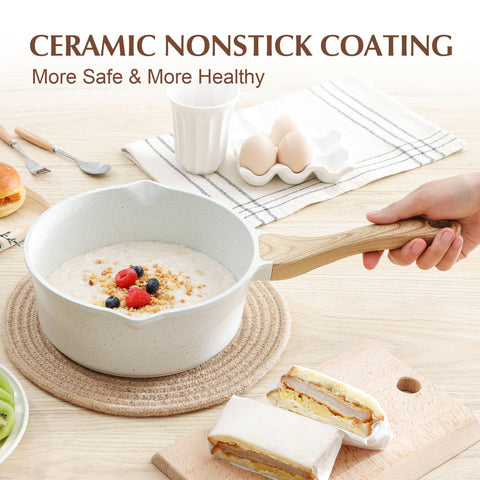 SENSARTE double-spout pour supports left- and right-handed pouring.