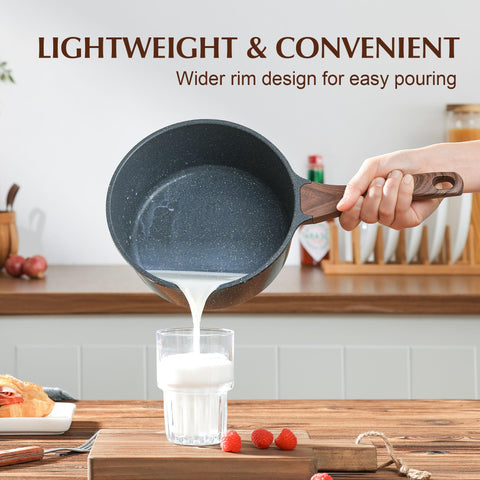 SENSARTE stay-cool handle remains comfortable while cooking