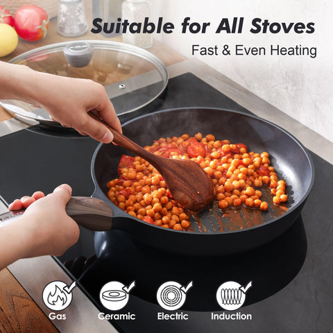 SENSARTE smooth nonstick surface ensures eggs slide out easily