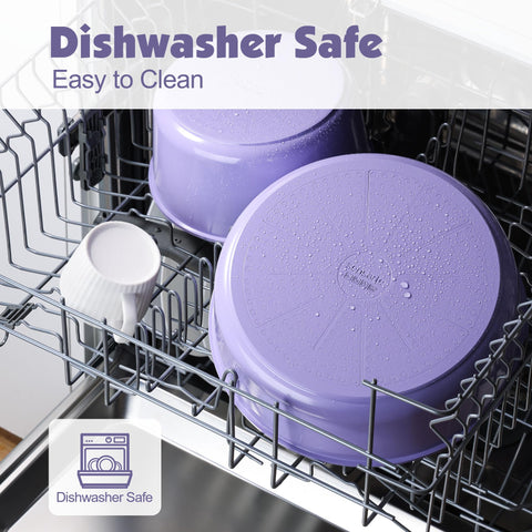 SENSARTE stackable cookware saves space in small kitchens or RVs.