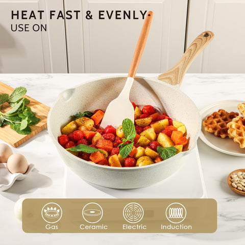 SENSARTE stay-cool handle remains comfortable during use