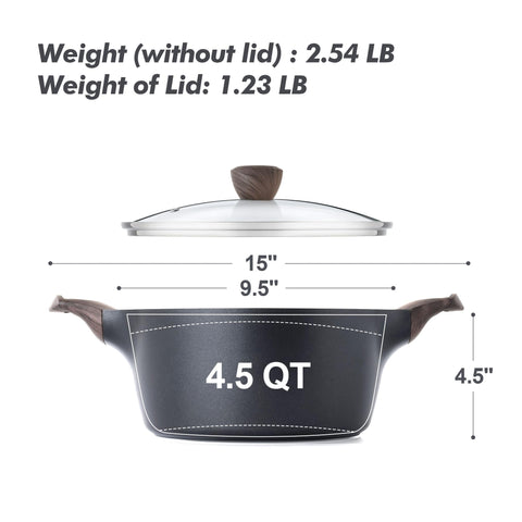 SENSARTE stock pot great for stews and braises with versatile sizes