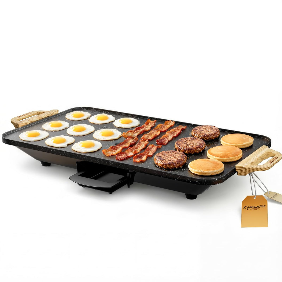 SENSCHEF CookSimple 20x12 griddle full surface for family meals