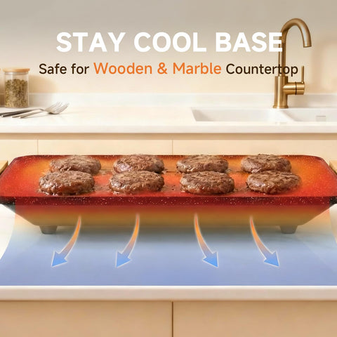 SENSCHEF adjustable temperature control supports versatile cooking needs