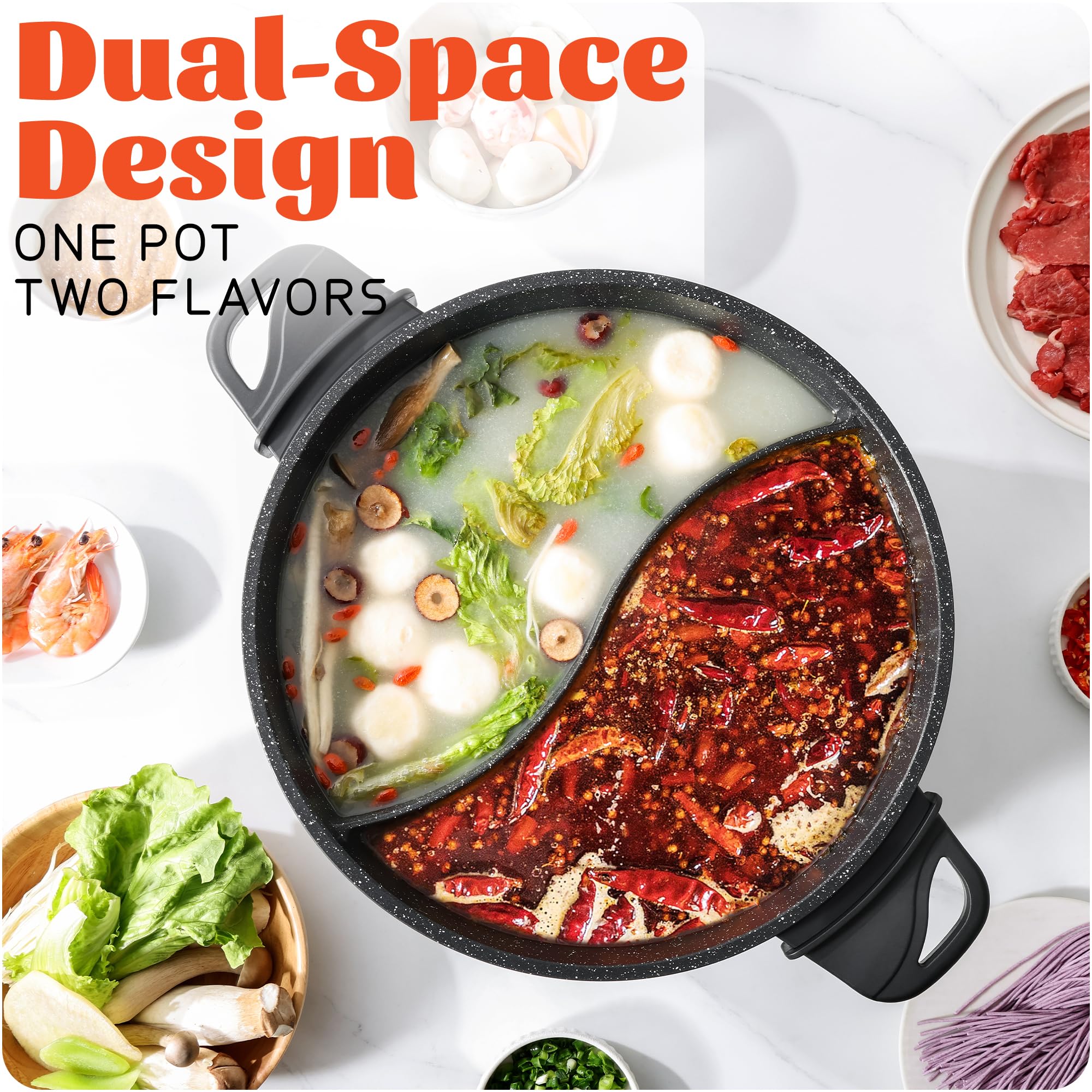 SENSCHEF family-size hot pot suited for 2–4 portions and gatherings