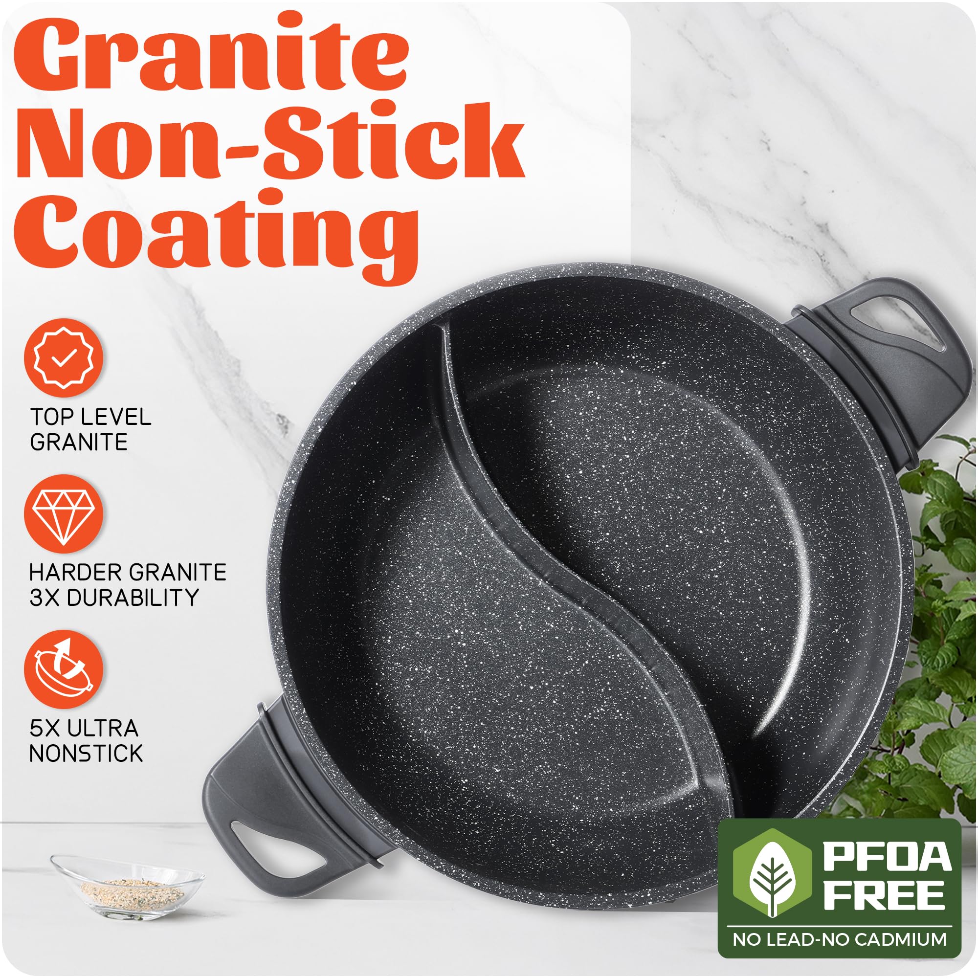 SENSCHEF nonstick interior enables easy cleaning after meals