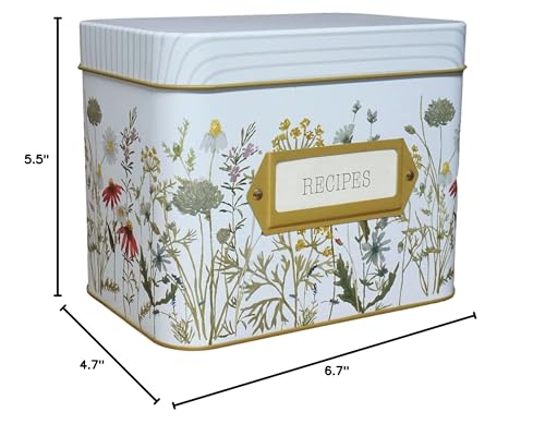 SENSORY4U wildflower-print tin adds a charming touch to kitchen storage.