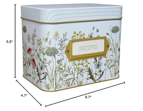 SENSORY4U wildflower-print tin adds a charming touch to kitchen storage.