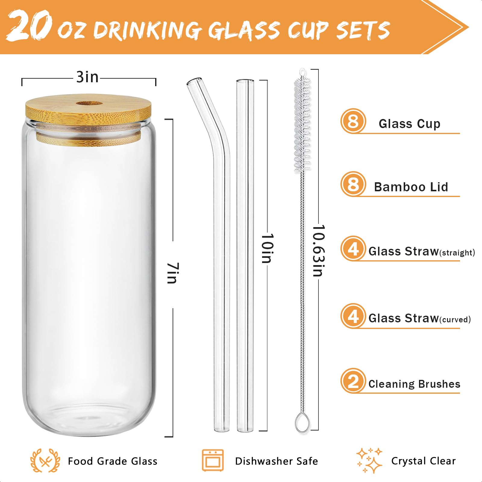 SENTVEND glass straw with bamboo lid close-up highlighting clean reusable option