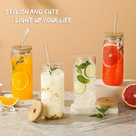 SENTVEND glasses arranged on table with coffee and beer beverages
