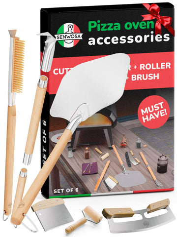 Senwosa pizza peel enables smooth, safe transfers.