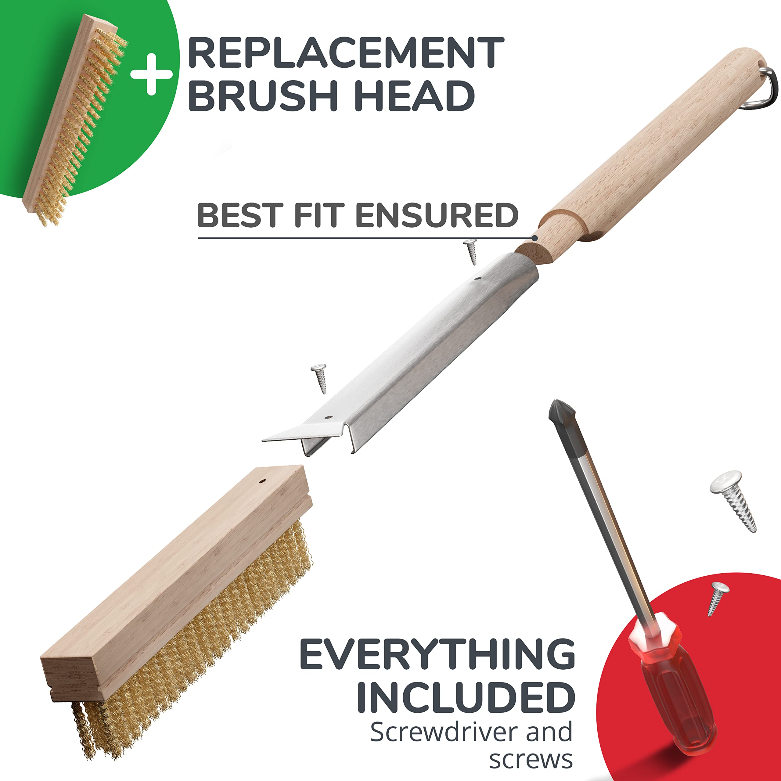 Senwosa pizza oven brush built for frequent use and lasting performance.