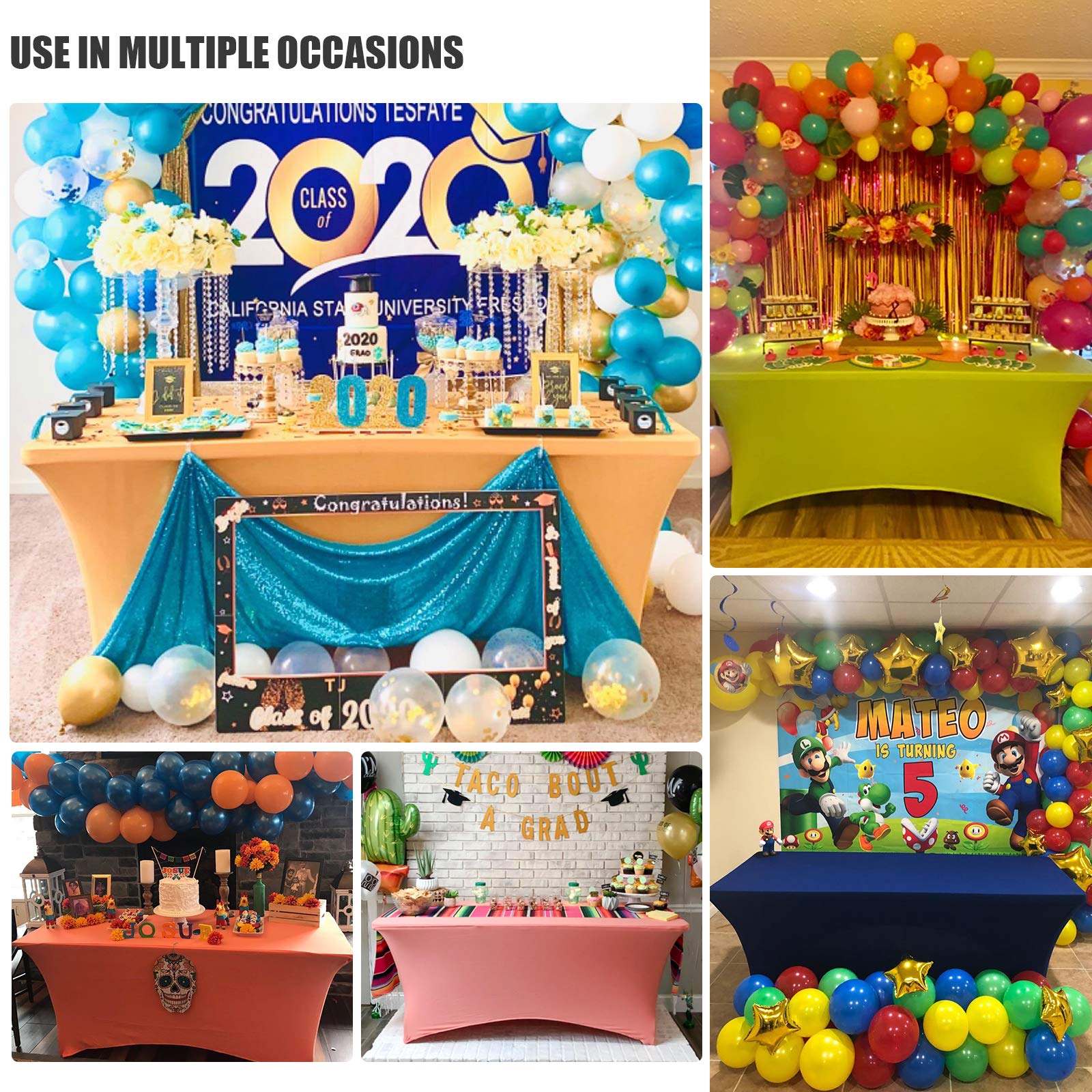 SEPARO black tablecloth creates cohesive, professional displays for booths.