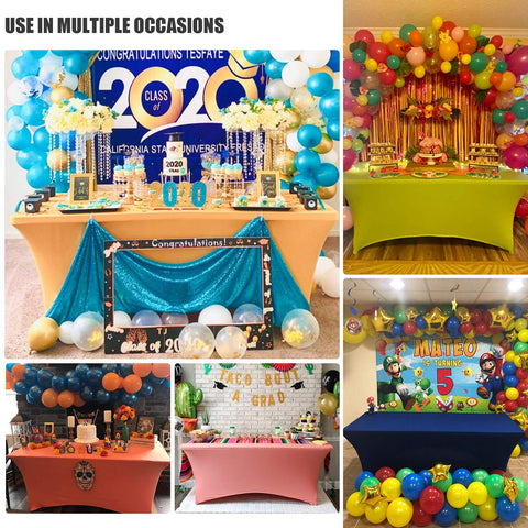 SEPARO black tablecloth creates cohesive, professional displays for booths.