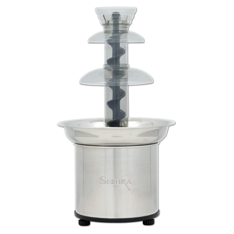 Sephra Select dishwasher-safe tiers, simple cleanup after dessert fondue