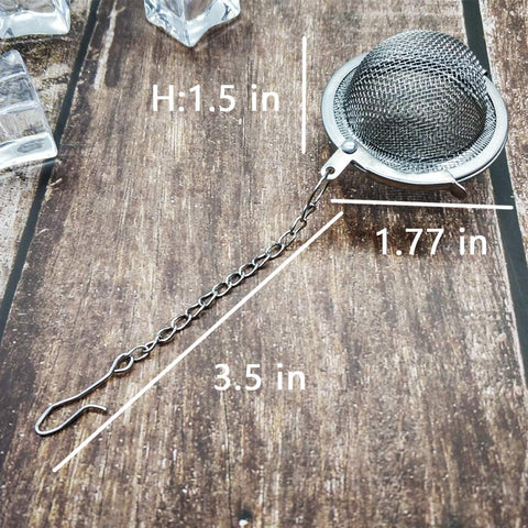 Septo stainless steel tea ball infuser for durable brewing