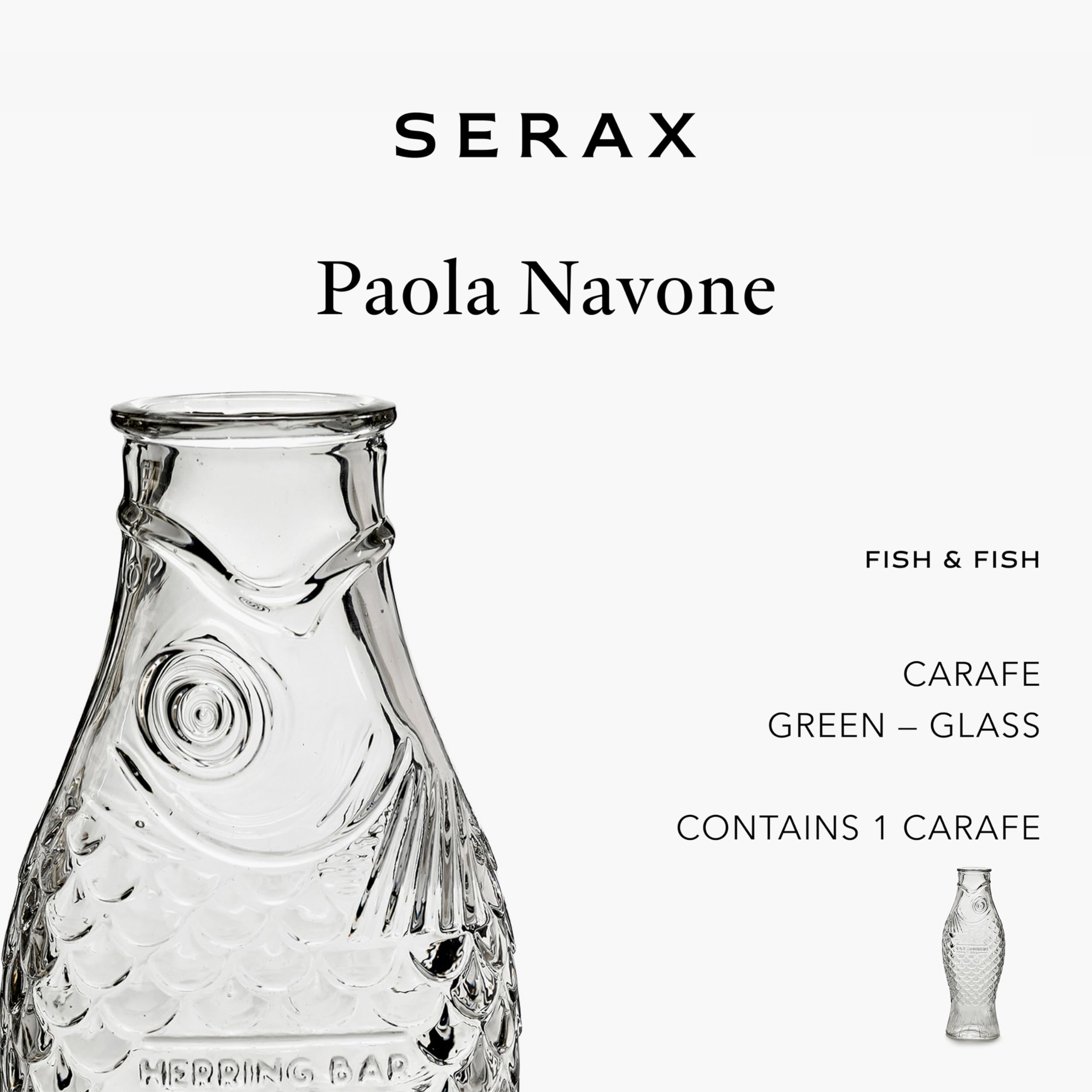 Serax Glassware by Paola Navone, design detail highlighting modern elegance and craftsmanship.