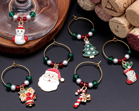 Serendipity Christmas Bells charm highlights festive toasts and decor